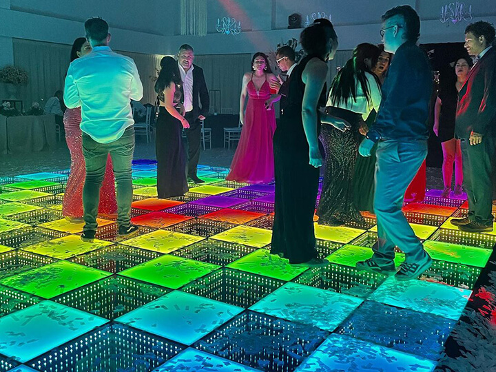 LED dance floor game activity rent in Hyderabad